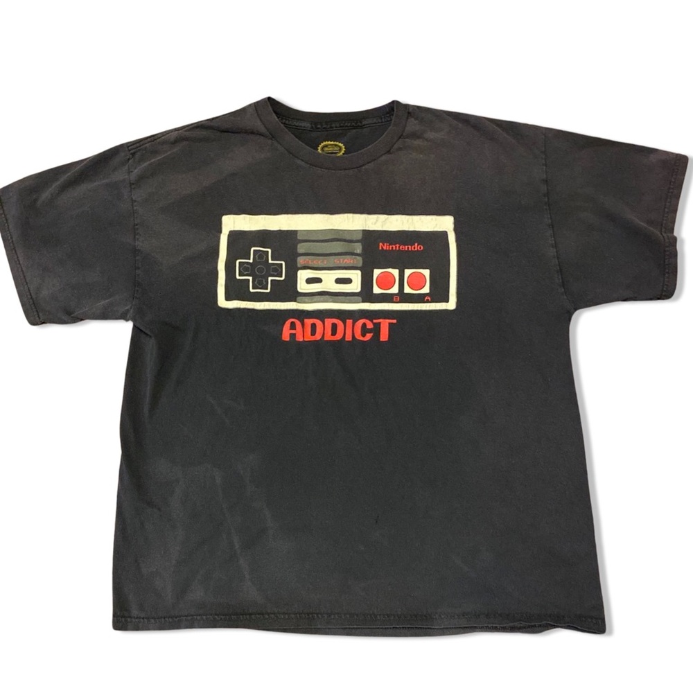 Nintendo addicted gamer tee